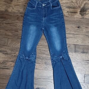 Stylish Blue Flared Women's Jeans